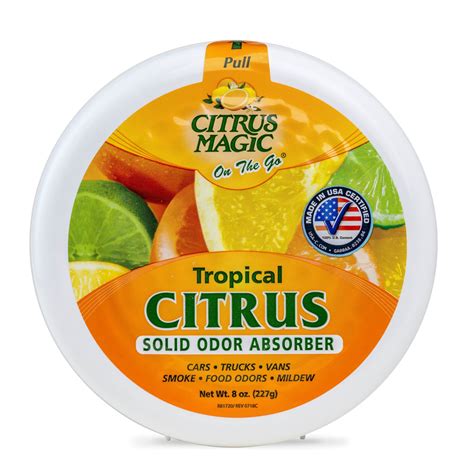 Say Goodbye to Mothball Odors with Citrus Magic Odor Absorbing Solid Air Freshener